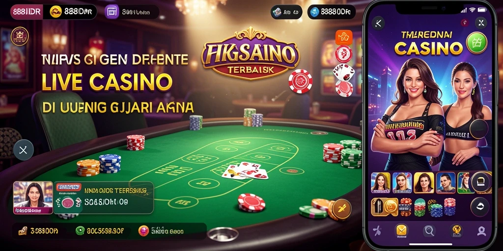 Gameplay Live Casino yang mendebarkan dan interaktif di 888IDR.