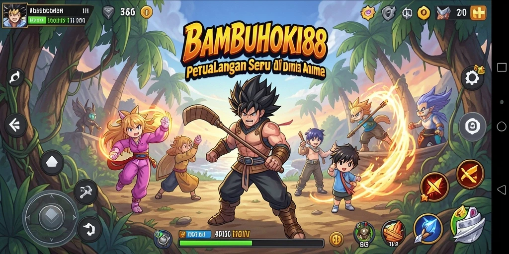 Gameplay seru dari BAMBUHOKI88 dengan karakter anime favorit.