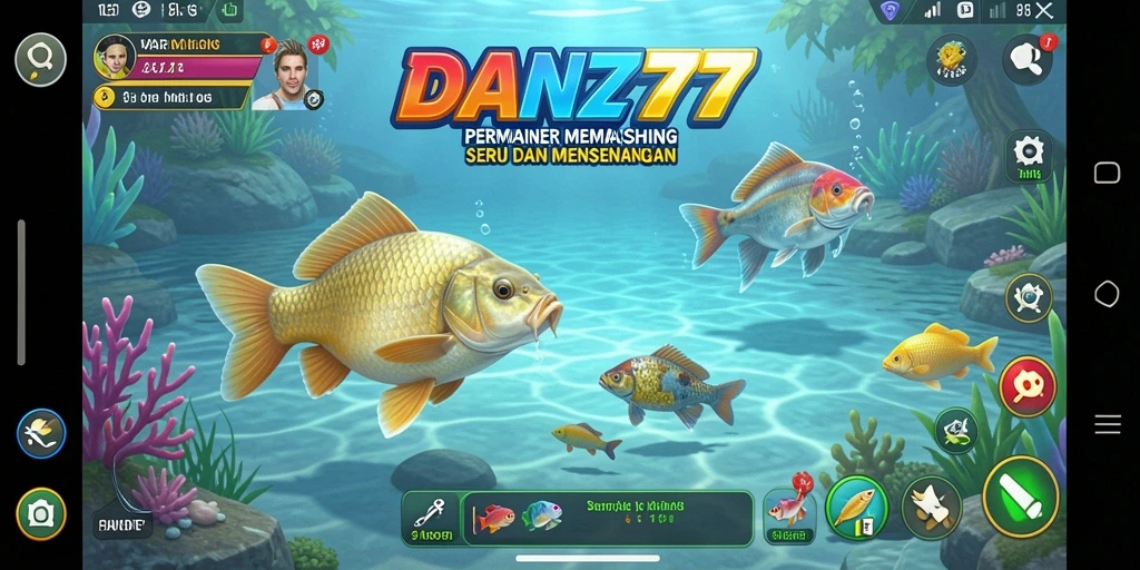 Tangkapan besar dalam permainan memancing DAN777.