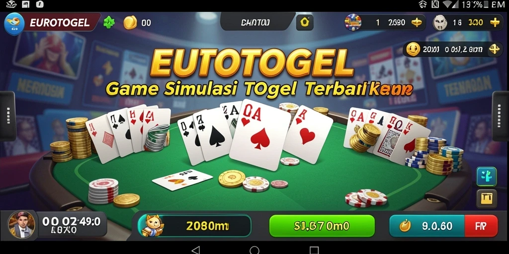 Tampilan gameplay EUROTOGEL yang menarik dan interaktif.