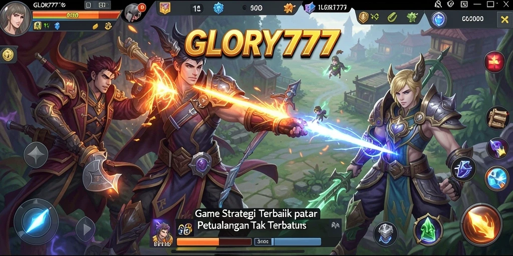 Tangkapan layar menampilkan aksi intens dalam gameplay SLG.