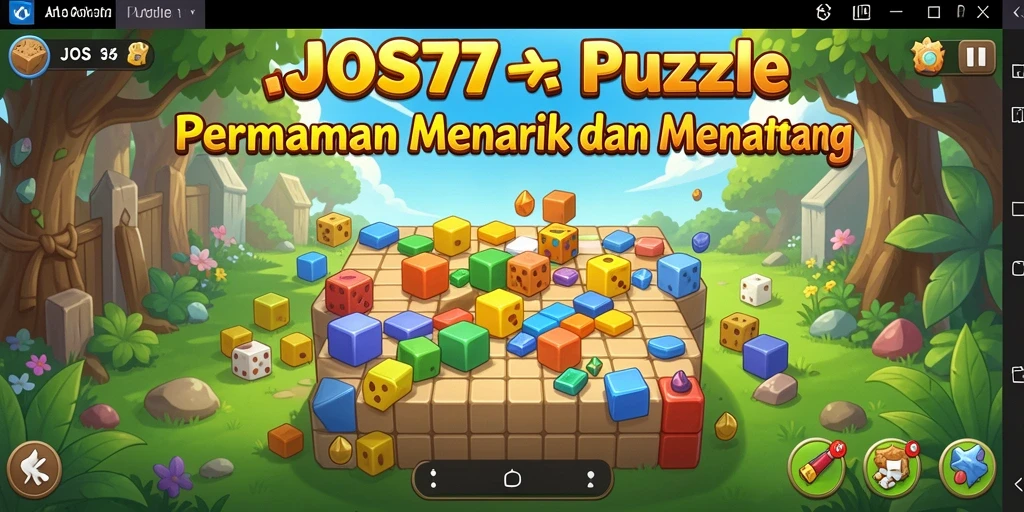 Screenshot JOS77 menampilkan gameplay puzzle yang menantang.