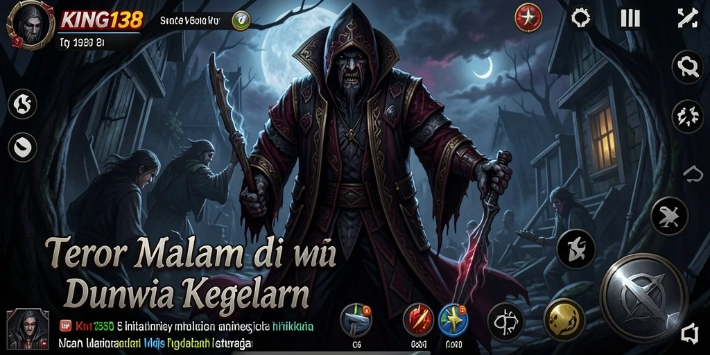 Gameplay menegangkan dari KING138 yang menghadirkan suasana horror yang kental.