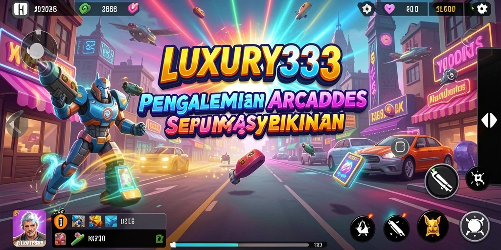 Screenshot LUXURY333 menampilkan aksi seru dalam gameplay Arcade.