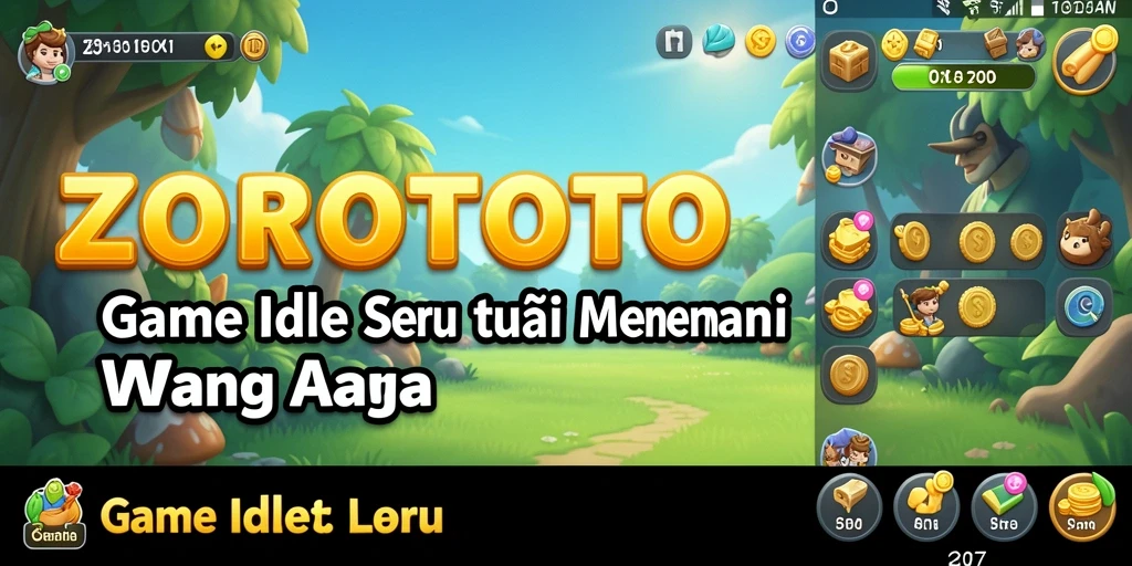 Screenshot gameplay <strong>ZOROTOTO</strong> menunjukkan suasana santai dan menyenangkan.